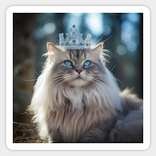 Missy Siberian Cat Sticker